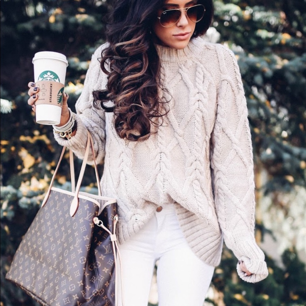 H&M Cable Knit Sweater Medium